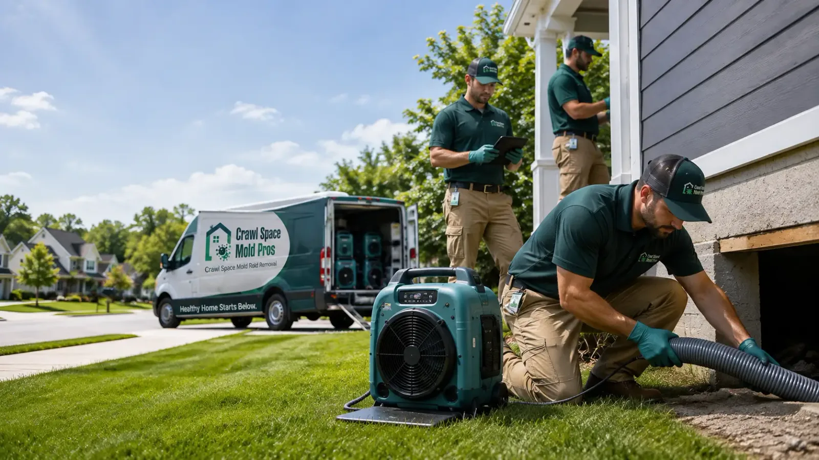Crawl Space Mold Removal in Clarksville, IA